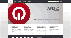 Desktop Screenshot of apeko.cz